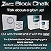 Z Athletic 8 Blocks of 2oz Chalk Total 1lb for Gymnastics, Weightlifting, Rock Climbing, Crossfit