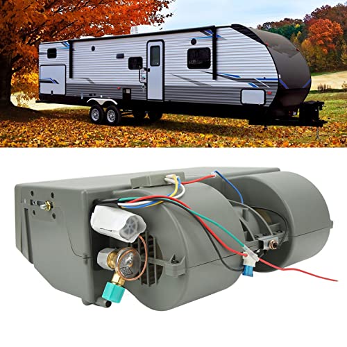 Conjunto de Acondicionador de Aire, Ajuste de Temperatura de 3 Velocidades bajo el Tablero AC para Coches Camiones RVs Campers (12V)