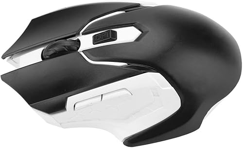 Miniatura 7 de Ratón para juegos, mouse silencioso delgado recargable, mouse de computadora de 2.4 G con receptor USB, 1200 DPI, mouse óptico para PC, laptop,