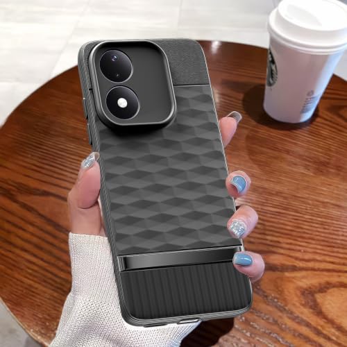 Image of Outlouders Back Cover for Redmi Note 17 5G | Full Camera Protection | TPU Soft Flexible Shockproof Bumper Case (Black)