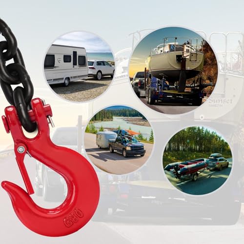 Lechansen G80 Tow Chains with Grade 80 Clevis Slip Hooks - 7,100 lbs WLL by Lechansen - Used condition - Image 5
