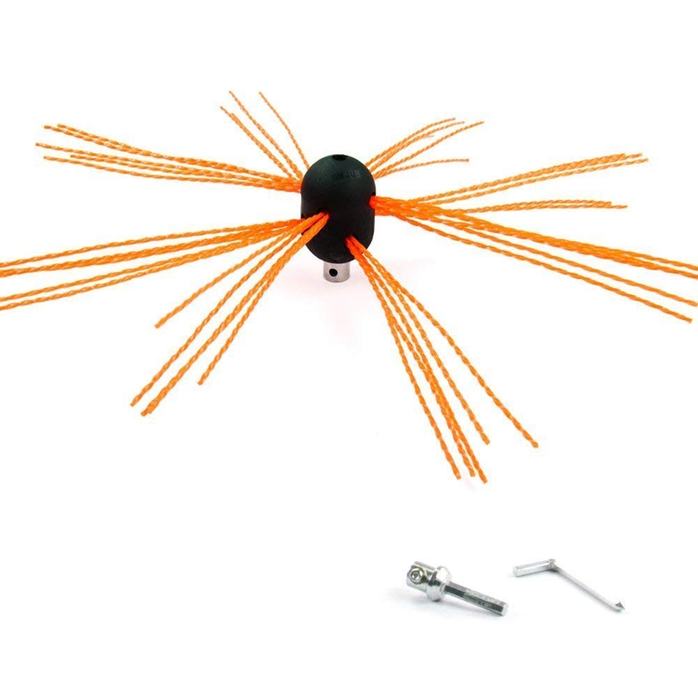 Chimney Brush Sweep Power Sweep Chimney DIY Kit Flexible Full Set (Brush Head Kit)