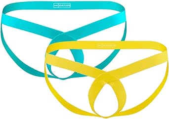 Mens Jock Colorful and Sexy Jockstrap Mens Athletic Supporter Underwear Mans Cheeky Briefs