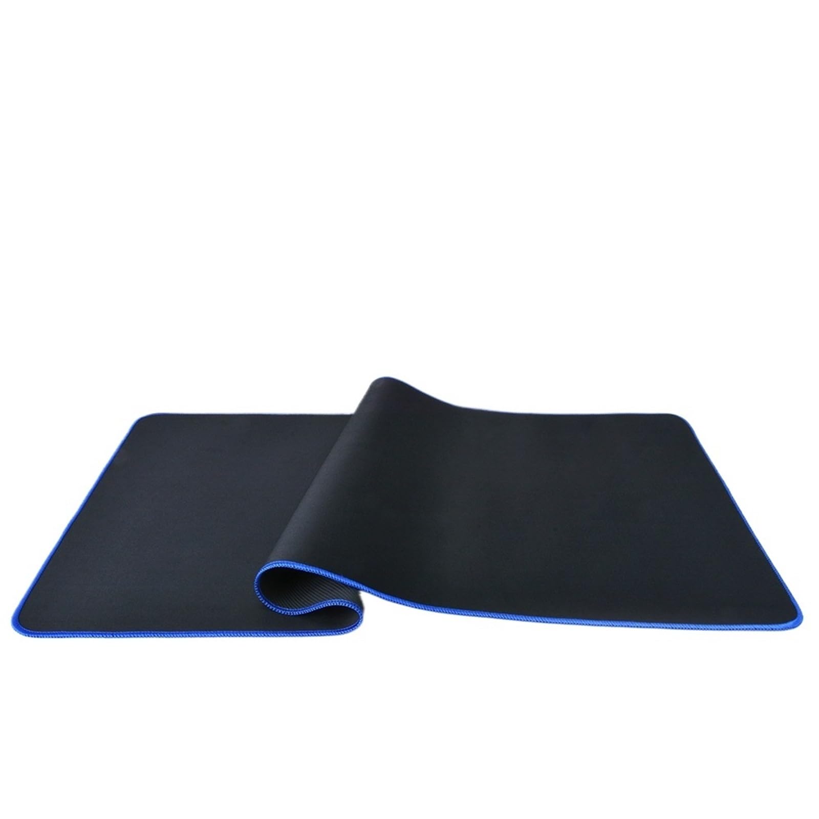 Tappetini Da Scrivania Grande tappetino for mouse da gioco, for for computer, impermeabile, multi-misura, antiscivolo, in gomma naturale, con bordo di bloccaggio Per Ufficio(Blue,90 x 40 cm)