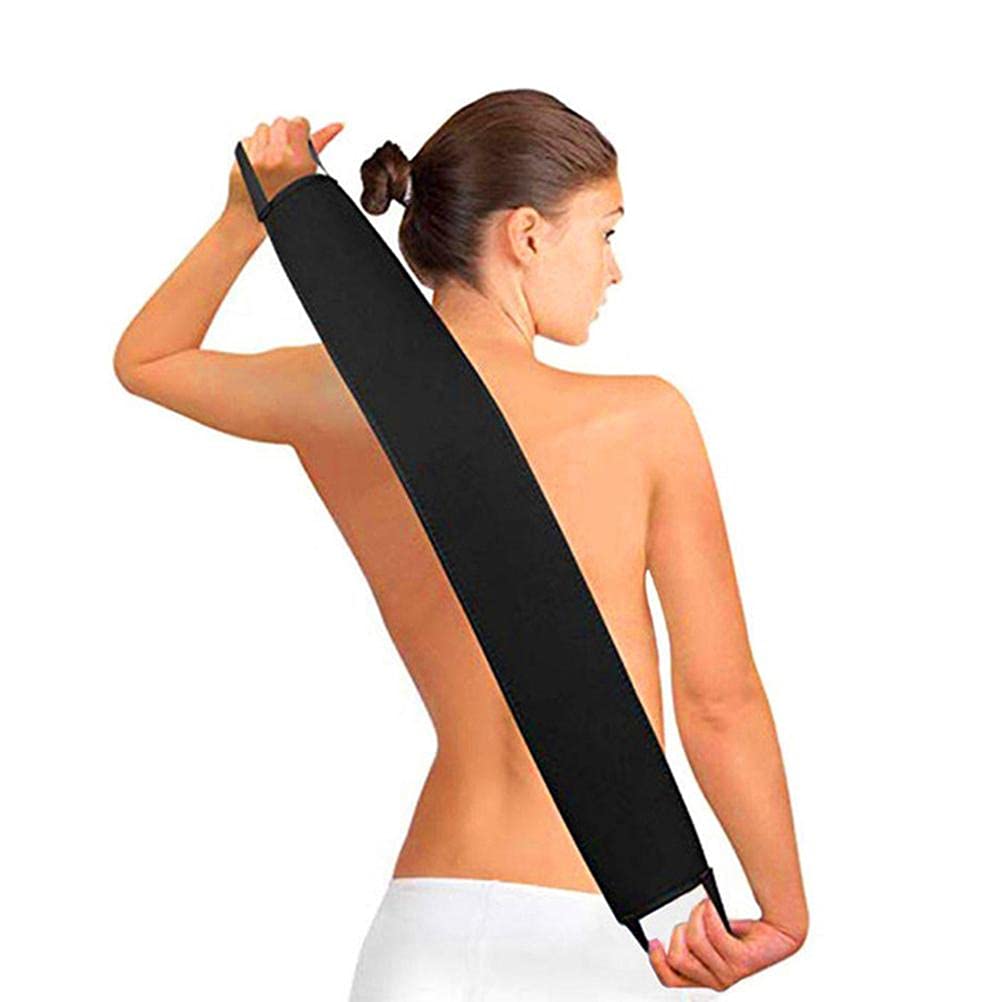 Self Tanner Back Applicator, Flocking Fabric Lotion Applicator for Tanning Cream, Even Application Tool with Sturdy Handle for Hard to Reach Areas