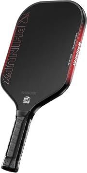 USAP Approved Pickleball Paddle, T700 Carbon Fiber, Wide Sweet Spot | Thermoformed Pickleball Racket, 16mm Power Core for Control & Spin, Extended Handle, Dual-Layer Foam-Injected Edge, 1 Pack
