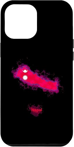 Funda para iPhone 13 Pro Max NEPAL Flag Vintage Distressed NEPAL map