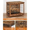 FEANDREA-Dog-Crate-Furniture-Side-End-Table-Heavy-Duty-Dog-Cage-with-Multi-Purpose-Removable-Tray-Double-Door-Dog-House Heavy-Duty Dog Cage