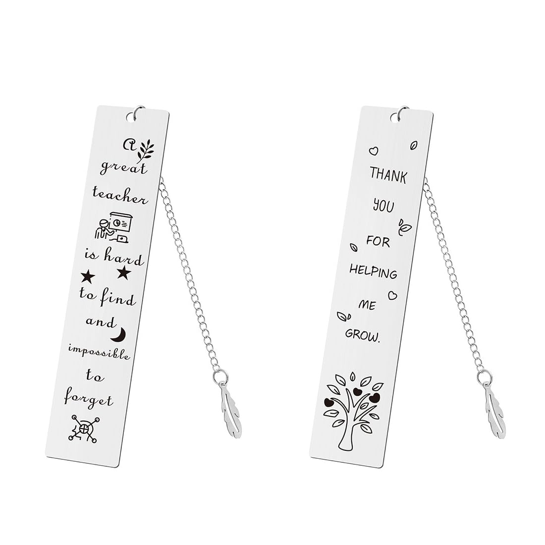 PSOWQ Metal Marcapáginas Regalo jubilación para Mujeres Hombres Regalo Despedida colegas Happy Retirem ent marcadores Personalizados como jubilación para Profesores, Amigos,2 tabletas en Caja negra
