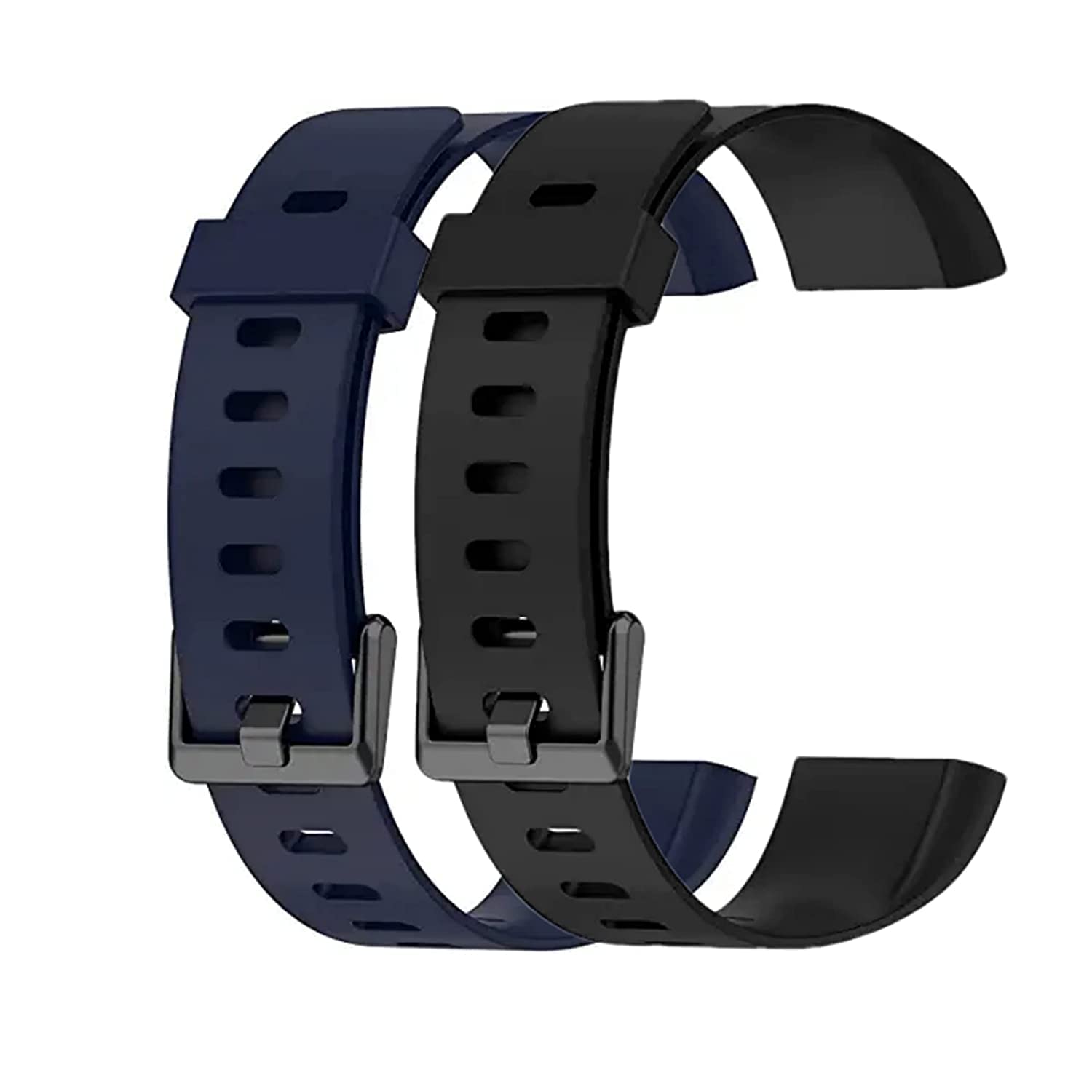 AIFEI Silicone Band Strap Belt Compatible for Realme Smart Band RMA183 (Tracker Not Included) (Smartwatch Band) Blue Black Free Size (B0CTFG55T6) Amazon Price History, Amazon Price Tracker