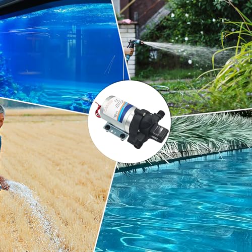 Image of 2088-554-144 2088-403-144 RV Water Pump12v Diaphragm pump 3.5 Gallons Per Minute 45 Psi 1 /2MNPT Connection Water Delivery Pump for RV or Marine