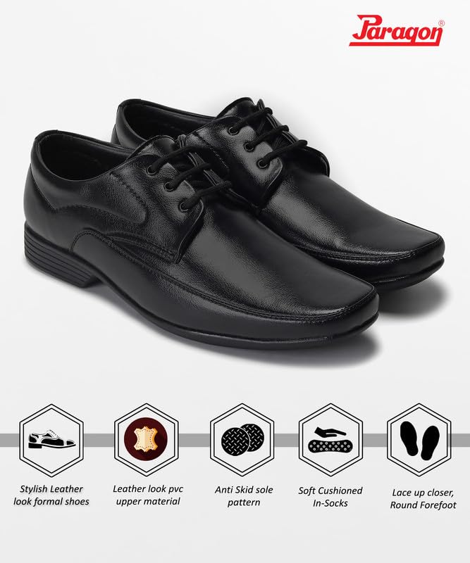Image of PARAGON K11239G Formal Shoes for Men | Comfortable, Durable & Lightweight Shoes with Soft Cushioned Footbed | Easy Wear Slip On | Ideal for Daily & Occasional Use
