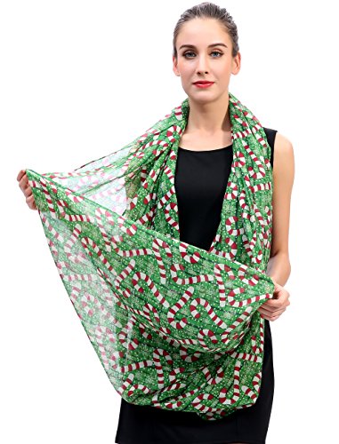 Lina & Lily Sciarpa ad Anello con Bastoncini di