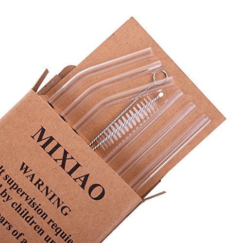 MIXIAO Glazen rietjes 332 (8,5 cm x 10 mm) - Image 4