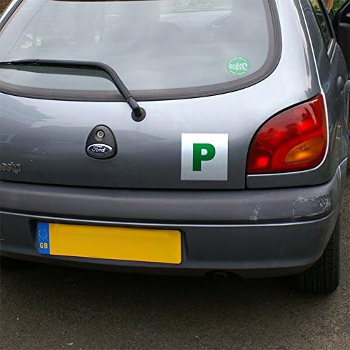 Onarway Fully Magnetic P Plates for New Drivers, 2 Pack Whole-Magnetic Plate - Non Scratch Vehicle Paint