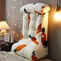 Zacht driehoekig wigkussen voor bed, behaaglijk groot kussen voor de