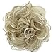 PRETTYSHOP Scrunchie Scrunchy Bun Up Do Hair piece Hair Ribbon Ponytail Extensions Wavy Curly or Messy bleach blonde mix 25H613