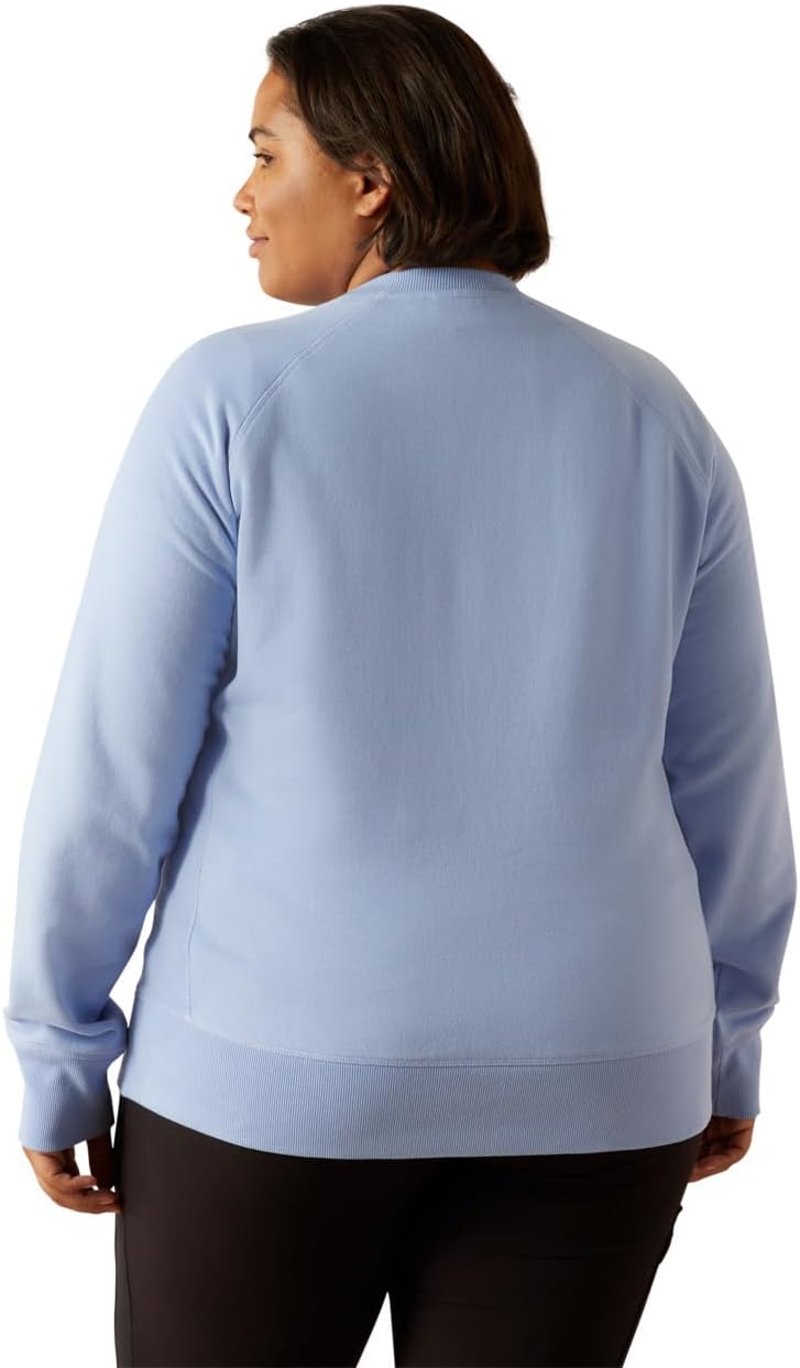 ARIAT Women's Rebar Workman Washed Fleece Sweatshirt - Image 7