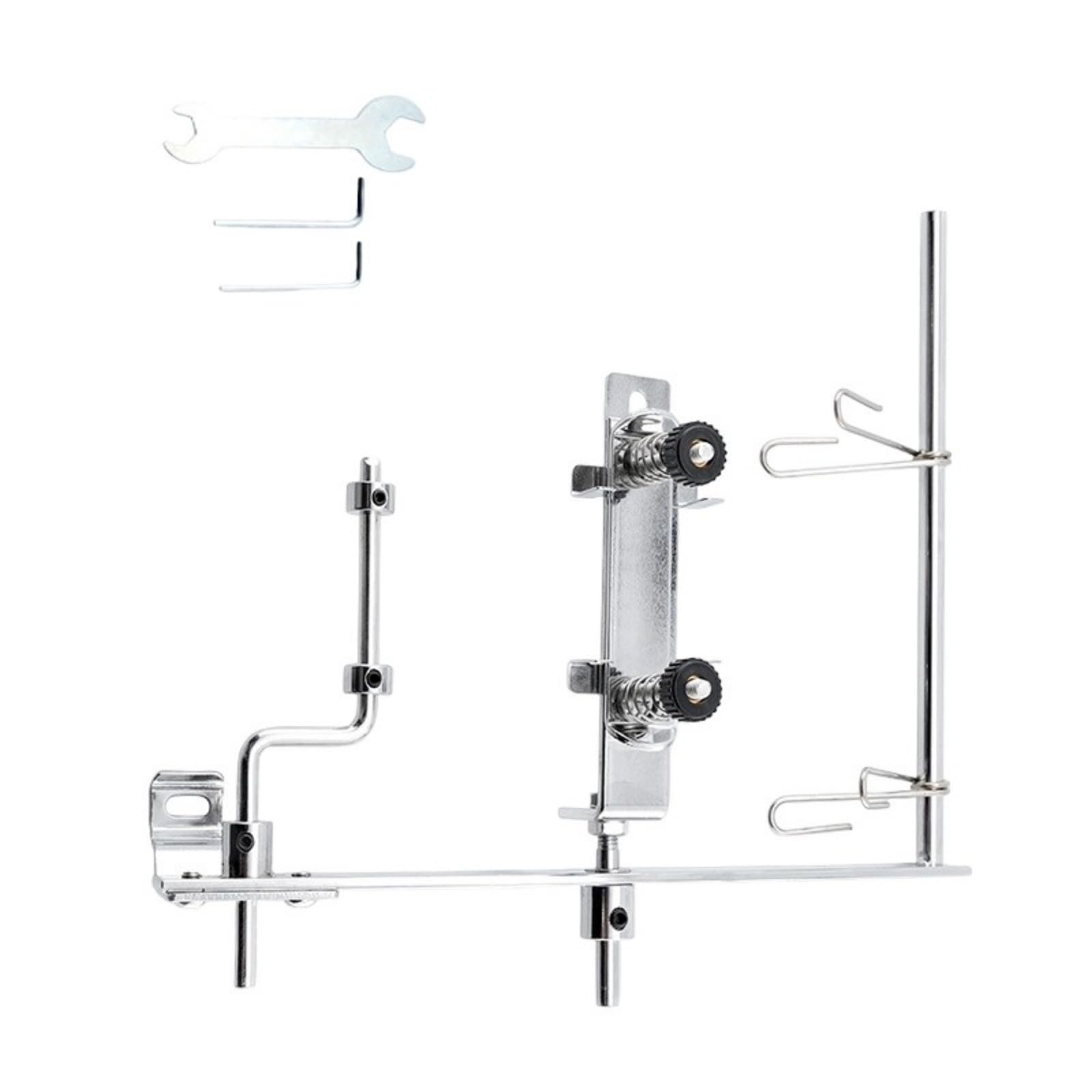 Zxfdsfdbnm 747 Overlock Machine Elastic Bracket Metal Guide with Mounting Hardware Form for Compatible Serger Equipment Setup Tasks Set