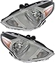 Compatible with Nissan Versa Sedan Headlights Lamps Set 2015 2016 2017 2018 2019 Halogen Driver and Passenger Side