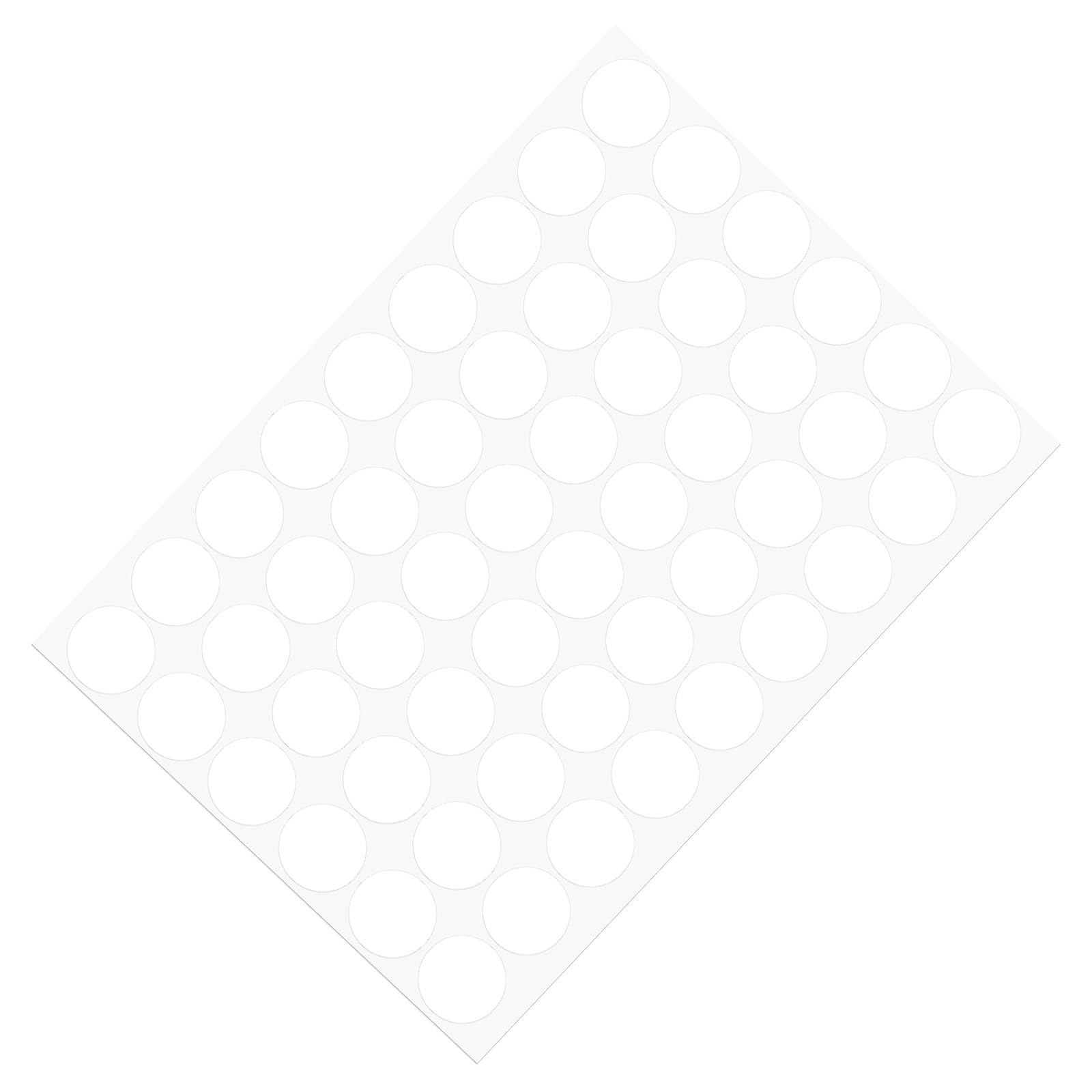 METALLIXITY Screw Hole Cover Stickers (21mm Dia) 540Pcs in 10 Sheet, PVC Shelf Peg Sealing Cap Waterproof