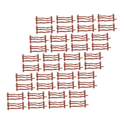 POPETPOP 60 Piezas Modelo De Valla De Juguete Decoración De Valla Barrera Decoración De Jardín para Escenarios De Juguete De Farmacia Simulada