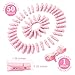 50 Pieces Breast Cancer Awareness Pink Paper Ribbon Breast Awareness Cutouts Breast Support Pink Cards Pink Wooden Clips and Pink Ribbon