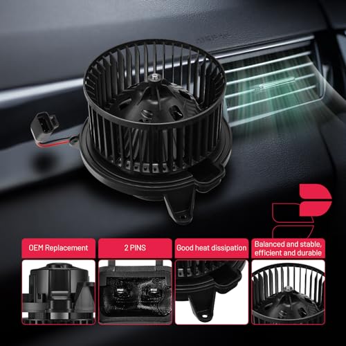 Image of BDFHYK AC Heater Blower Motor Fan 700175 Compatible with Nissan 2005-2021 Frontier 2005-2012 Pathfinder 2005-2015 Xterra,HVAC Blower Motor Assembly Replacement for PM9282 27226-EA010 27226EA010 75882