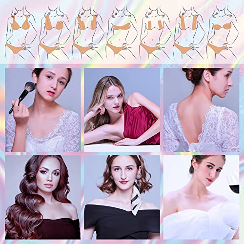 Boob Tape, Breast Lift Tape And Nipple Covers Set,Boobytape Bra For Contour Lift & Fashion,Breathable Athletic Tape With 2 Pcs Reusable Silicone Breast Petals For A-E Cup, Invisible Under Clothing #TOP6