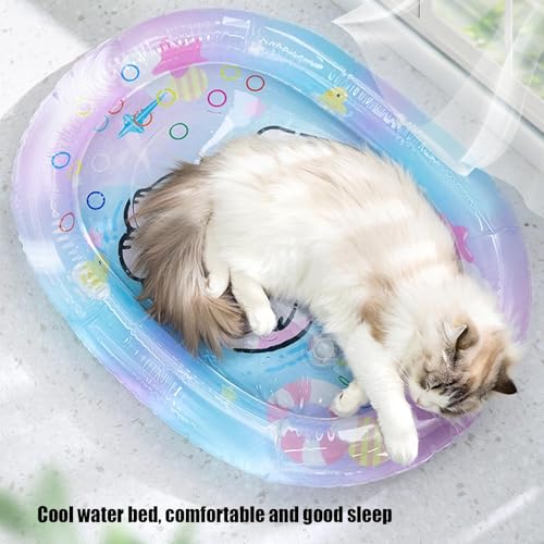 Tapis d'eau sensoriel pour chat pour amuser les animaux à la maison - 4