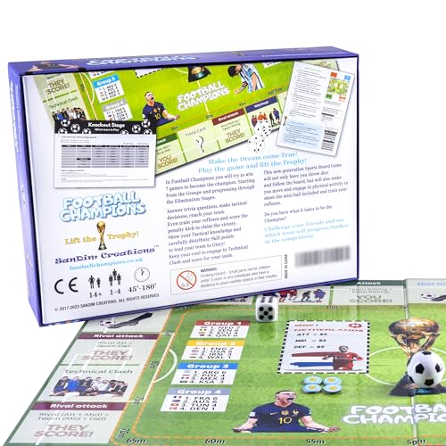 SanDim Creations Football Champions Board Game
