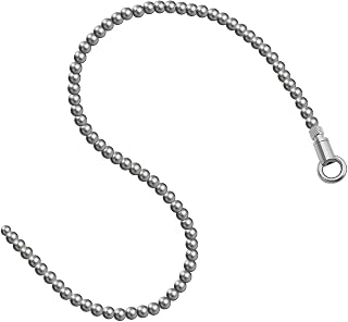 Stainless Steel Beads Urethral Sounds 19.69" Smooth Catheter Dilator Penis Insert Stimulation Urethral Sounding Toys Catheter Stretching Male Masturbation Rod(8mm)
