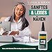 Lange & König 100 ml Nähmaschinenöl Pflege Set - Klar, Geruchlos, Nicht fleckend Inkl. 2x Präzisions-Dosierspitzen (25mm & 38mm) + 5 Reinigungsbürsten - Nähmaschine Zubehör Nähzubehör für Nähmaschine