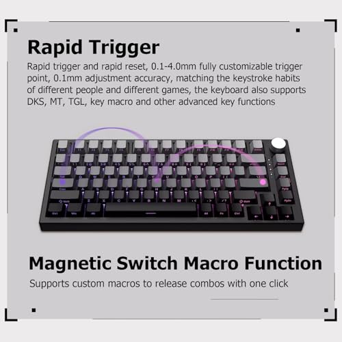 Teclado Gamer VGN A75 Conectividad USB-C 75% miniatura 4