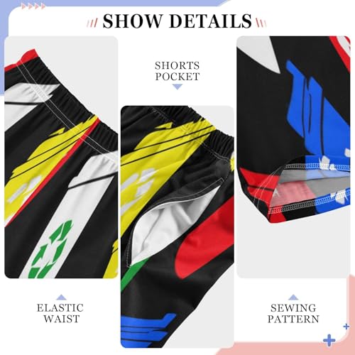 Trash Bin Colorful Pattern Pajama Pants Soft PJ Bottoms Lounge Pants for Sleepwear Sport Size 6-14 Years4