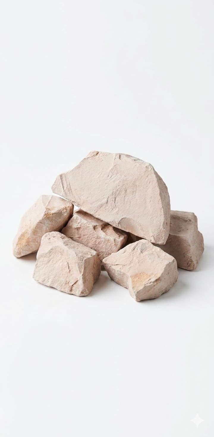 Kaolin Blanc Collant, Argile Naturelle, 500 g