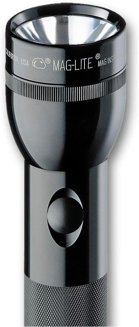 Maglite Heavy-Duty Incandescent 5-Cell D Flashlight in Display Box, Black