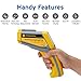 Etekcity Lasergrip 1030D Infrared Thermometer (Not for Human) Gun Dual Laser Non-Contact Temperature Filtering-58℉ to 1022℉ (-50℃ to 550℃), 8.9 x 2.2 x 5.3, Yellow & Gray