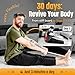 FlexBuddy® Stretching Tool – 2-in-1 Flexibility & Back Trainer | Daily Mobility & Pain Relief | Compact Stretch Aid for Home, Office & Gym