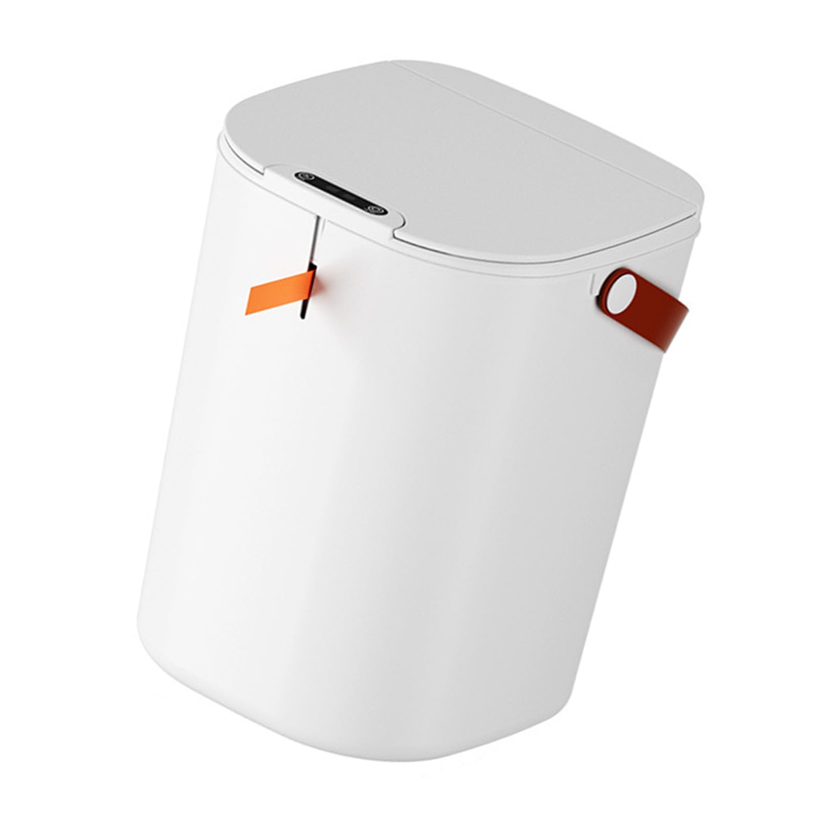 Automatische Prullenbak, 12L Touchless Badkamer Prullenbak met Deksel, Witte Kleine Bewegingssensor Smart Prullenbak Vuilnisbak voor Keuken, Kantoor, Woonkamer, Toilet, Slaapkamer