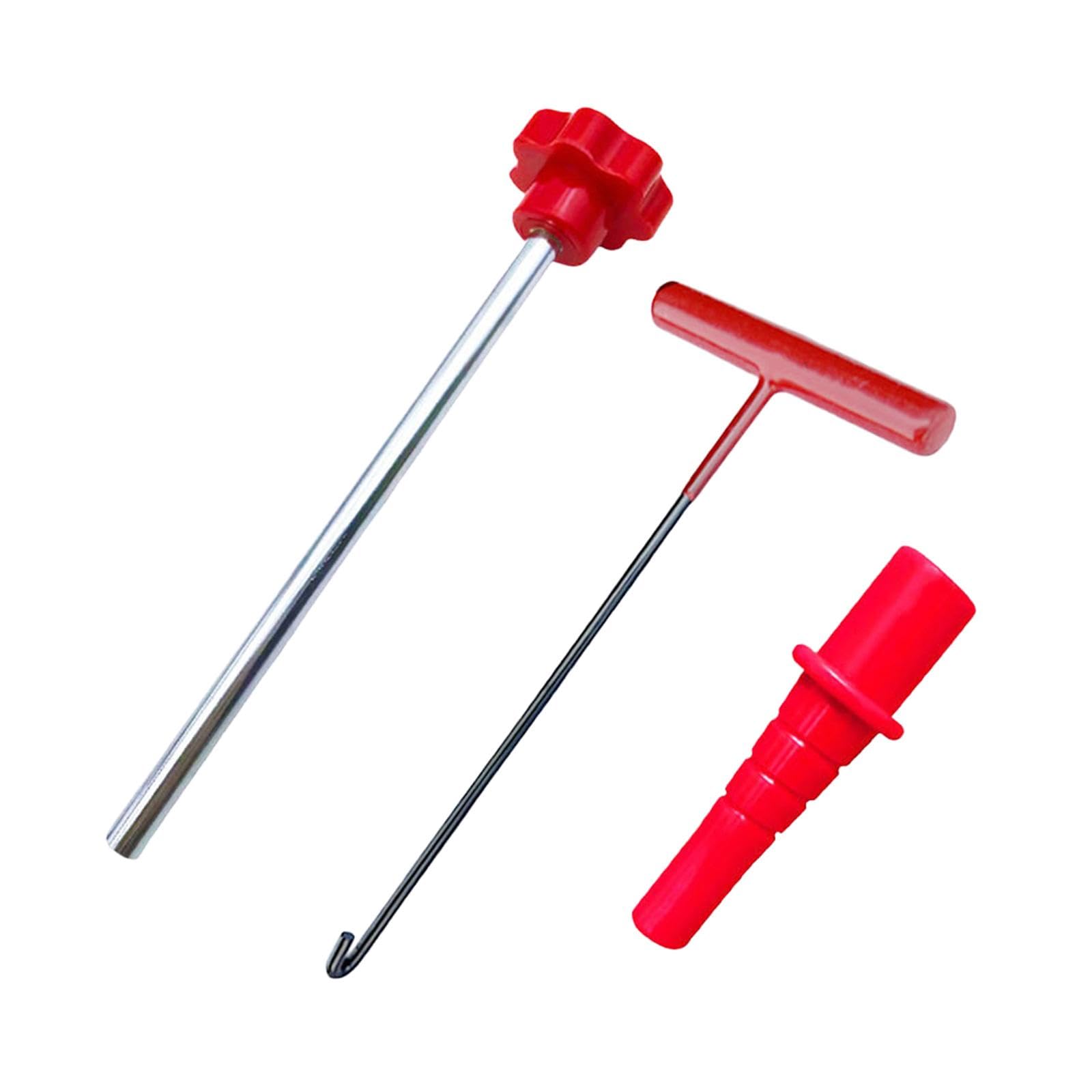 F Fityle Herramienta de cambio rápido de válvulas, extractor de vástago de neumático, accesorios de reparación rápida, herramientas para extraer el núcleo de, Style C