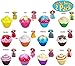 Cupcake Surprise Transforming Scented Princess Dolls Gift Set Bundle with Bonus Matty's Toy Stop Storage Bag - 2 Pack (Colors & Styles are Assorted & May Vary)