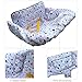 Gowraps 2-in-1 Shopping Cart and High Chair Cover-Grocery Cart Cover for Babies Toddlers Infants Resturant Highchair Cover-Padded Folds to Portable Pouch for Baby Boy Girl (Art)