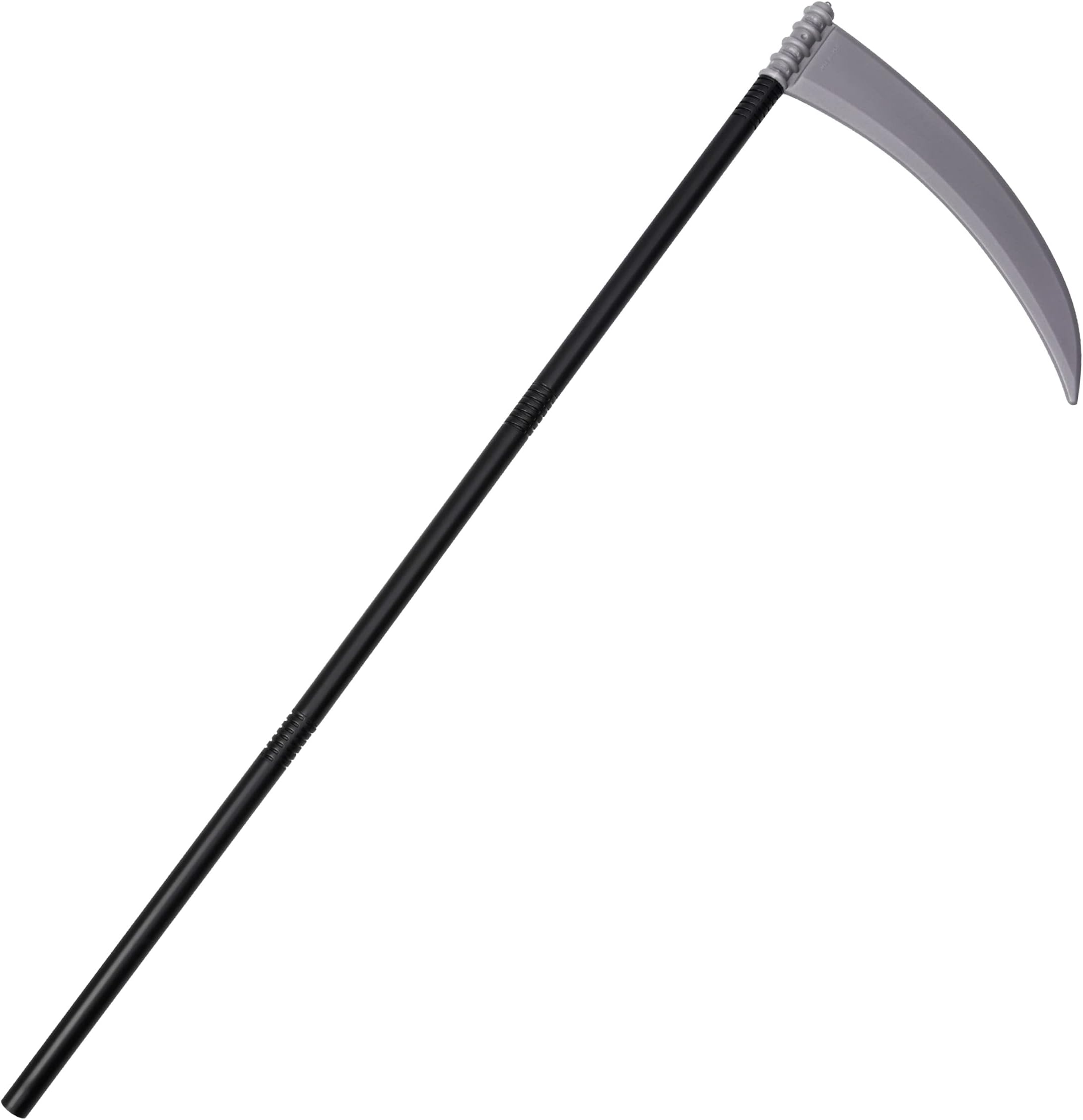 Grim Reaper Scythe - 110cm Detachable Plastic Scythe Halloween Staff - Perfect Plastic Halloween Props for Grim Reaper Halloween Costume - Adjustable Death Scythe Halloween Weapon for Halloween