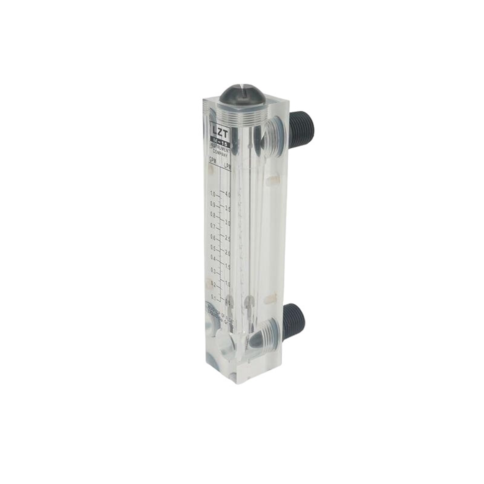 1Pcs Liquid Flowmeter Water Flow Meter Panel Rotameter Without Control Valve LZM-15 0.2-2LPM 16-160LPH 1-7LPM 10-100LPH 25-250(2-18LPM)