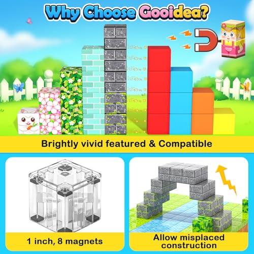 43% Off Gooidea 108PCS Magnetic Blocks Kids Learning Toys