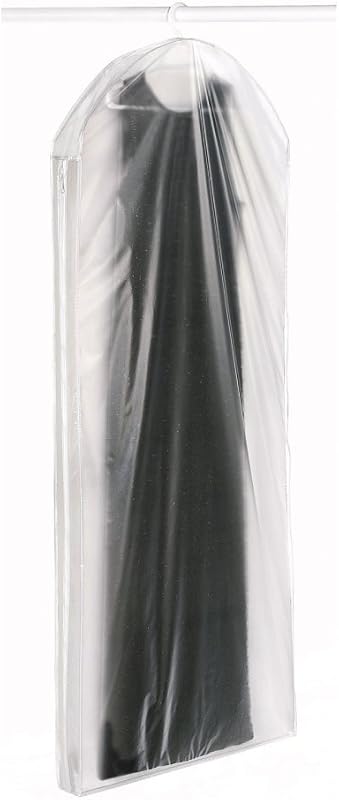 Whitmor 5003-20 Zippered Gown Bag, Clear