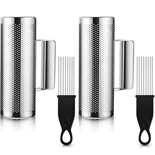 Kathfly 4 Pcs Metal Guiro Musical Instrument Set