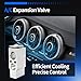 HiSport A/C Expansion Valve Compatible with Infiniti EX37 FX35 FX37 FX50 G25 G37 JX35 Q40 Q50 Q60 QX50 QX56 QX60 QX70, Nissan 370Z Altima GT-R Maxima Murano Pathfinder Qashqai Quest Replaces EX10403C