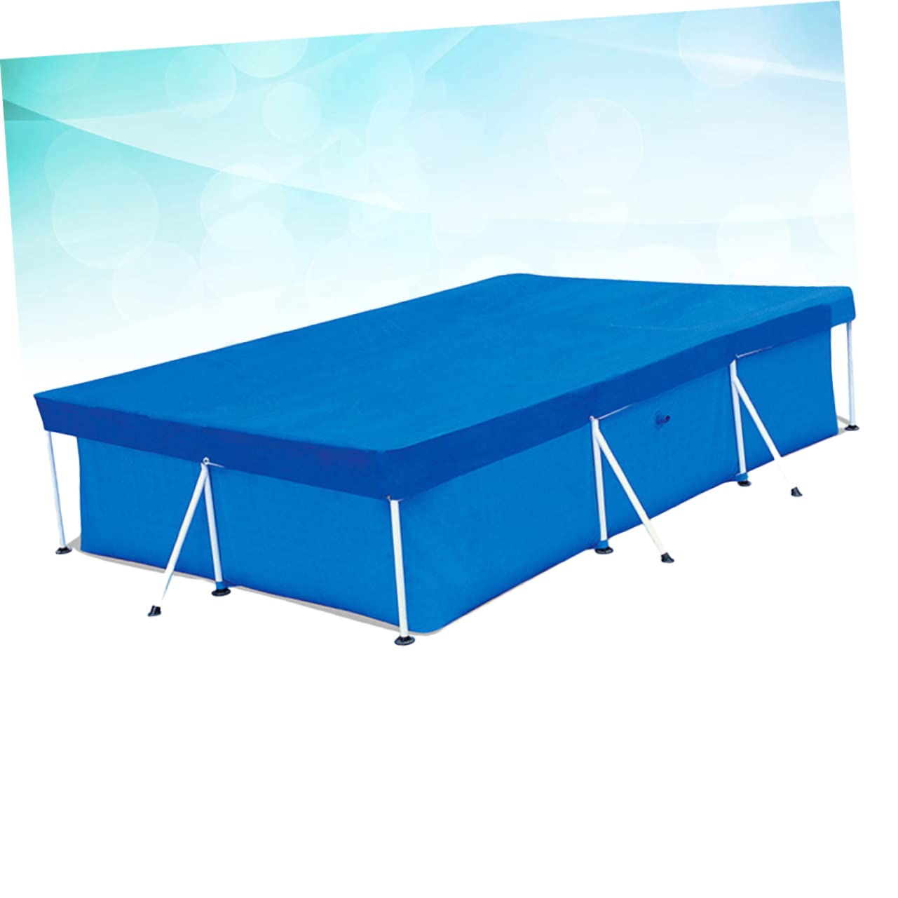 PE Cubierta Estructura Azul de Piscina para Piscinas Inflables